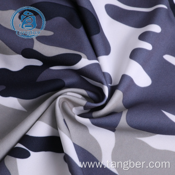 Waterproof polyester custom printed jersey knit fabric